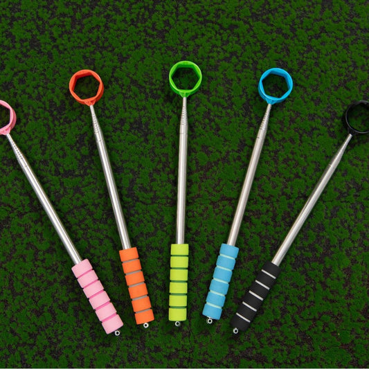 Greenside Co. Telescopic Golf Ball Retriever — 9ft Stainless Steel Ball Picker