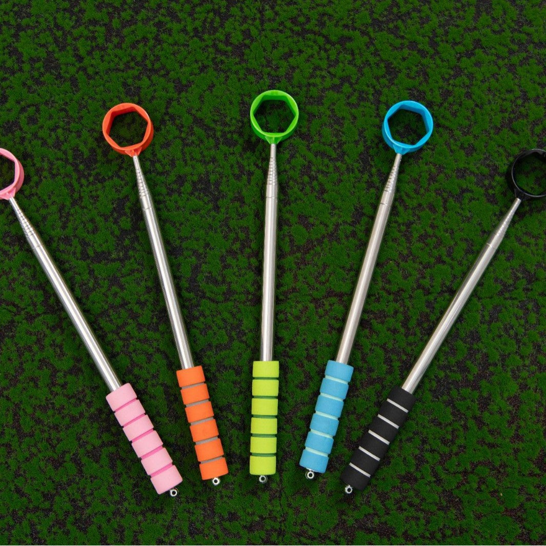 Greenside Co. Telescopic Golf Ball Retriever — 9ft Stainless Steel Ball Picker